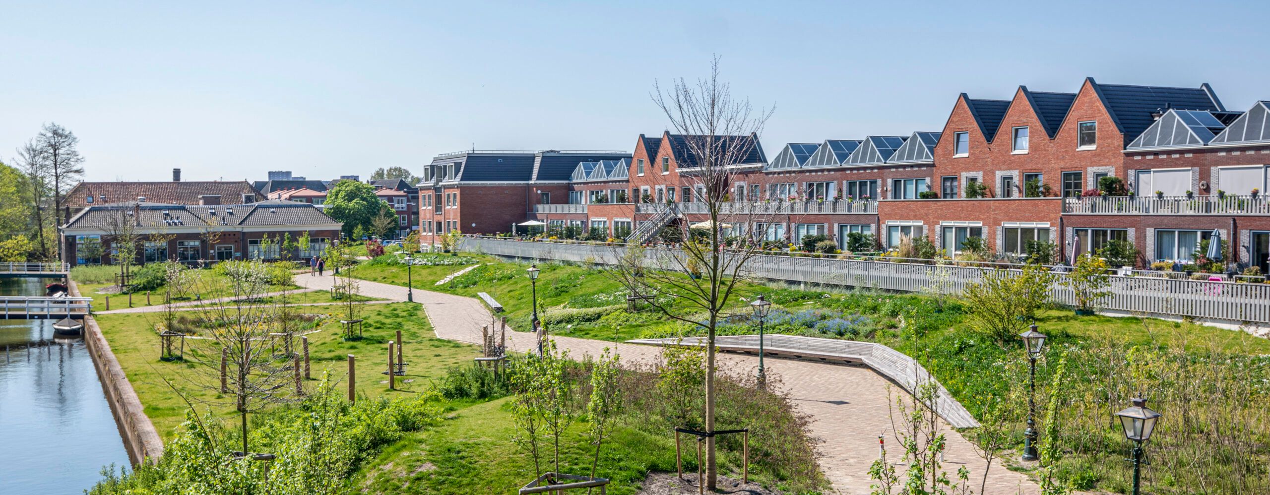 Afbeelding van een circulaire nieuwbouwwijk in Leiden door Leiden circulair.
